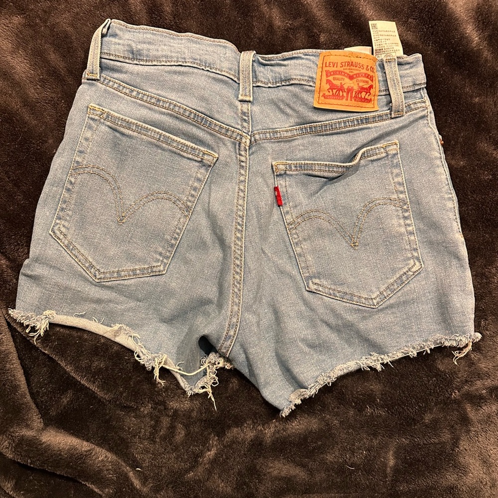 Levi's Blue Jean Shorts Distressed Cut-Offs